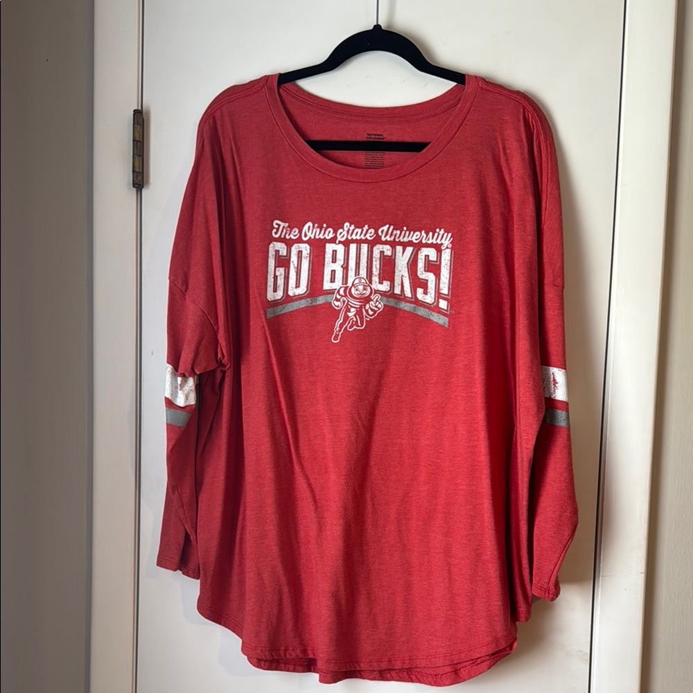 Ohio State University Red Long Sleeve Shirt
